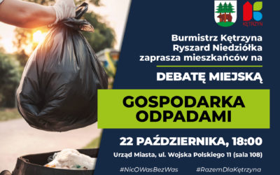 Debata miejska dotycząca gospodarki odpadami – zapraszamy!